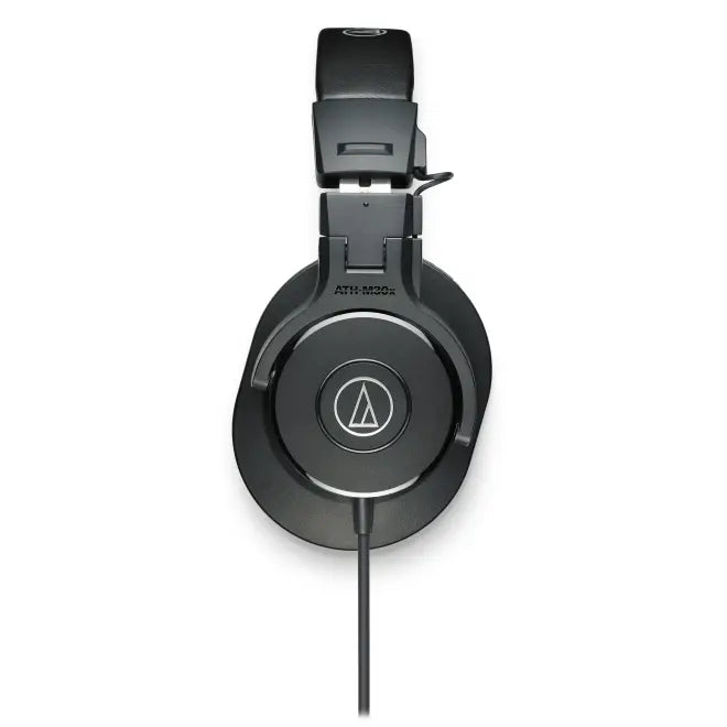 Audio-Technica ATH-M30x front view showing earcup and headband design.