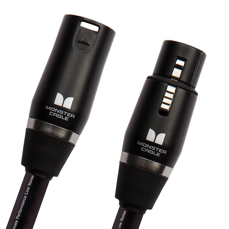 5-ft XLR-F to XLR-M mic cable — close-up of black connectors