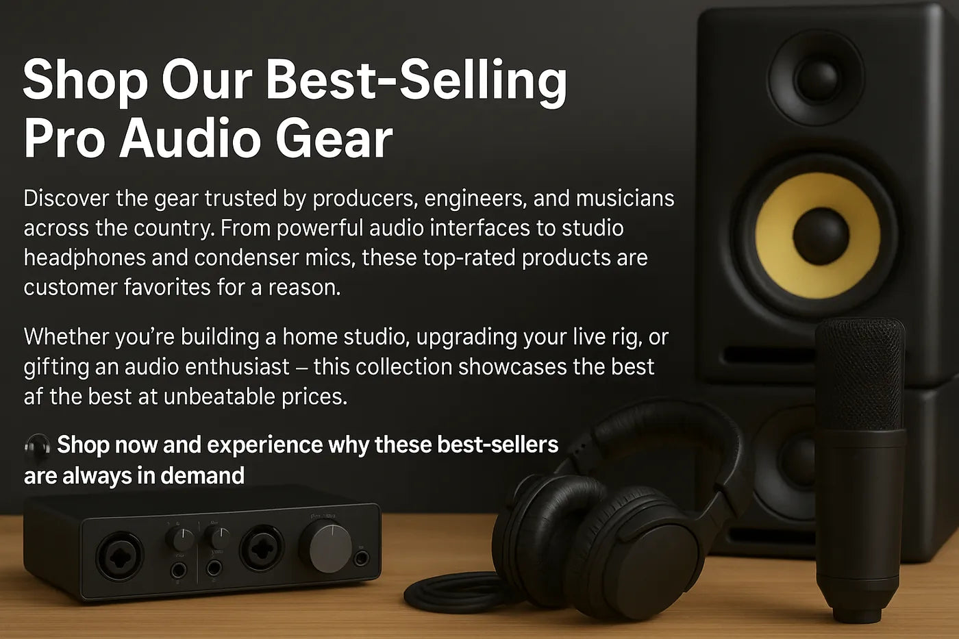 Most Popular Pro Audio Gear | Pro Audio Clinic