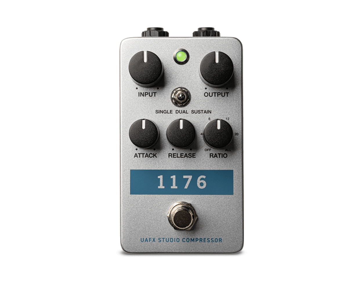 Universal Audio UAFX 1176 Studio Compressor guitar pedal