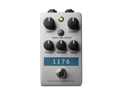 Universal Audio UAFX 1176 Studio Compressor guitar pedal