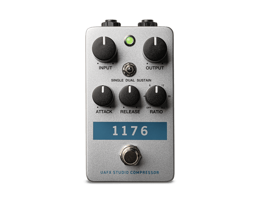 Universal Audio UAFX 1176 Studio Compressor guitar pedal
