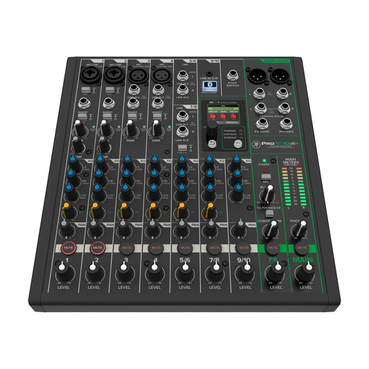 Mackie ProFX10v3+ 10-channel analog mixer with USB-C, effects and Bluetooth