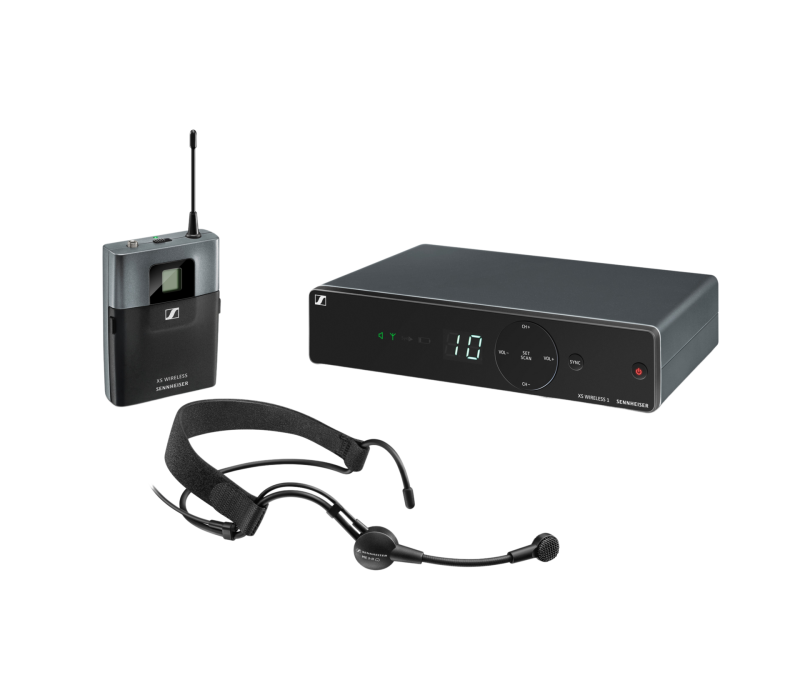 Sennheiser XSW 1-ME3-A Wireless Headset Microphone System with ME 3 Headmic – A Band