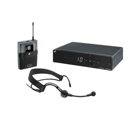 Sennheiser XSW 1-ME3-A Wireless Headset Microphone System with ME 3 Headmic – A Band