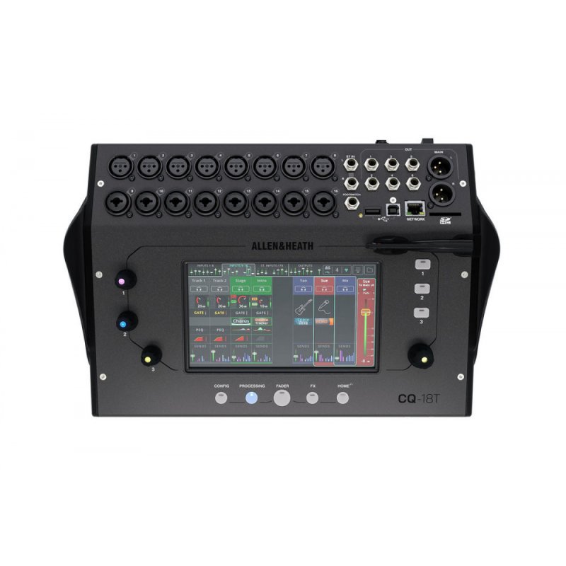 Allen & Heath CQ-18T Compact 18-Channel Digital Mixer with Touchscreen