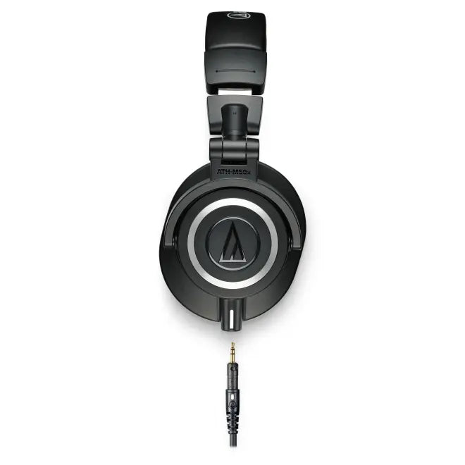 Audio-Technica ATH-M50x front view with detachable cable and iconic earcup design
