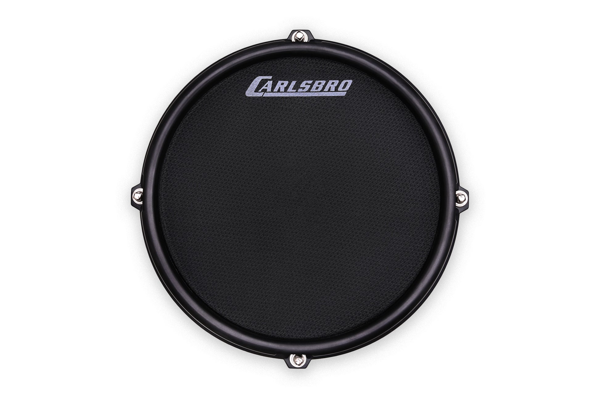 Close-up of Carlsbro mesh drum pad from CSD25M electronic drum set