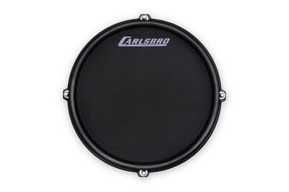 Close-up of Carlsbro mesh drum pad from CSD25M electronic drum set