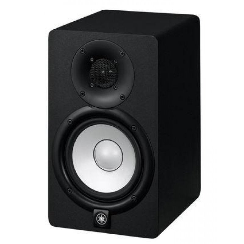 Yamaha HS5 5-inch powered studio monitor in black, front product view