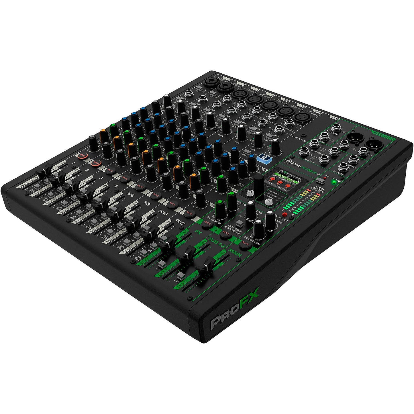 Mackie ProFX12v3+ 12-channel analog mixer with USB-C, effects and Bluetooth