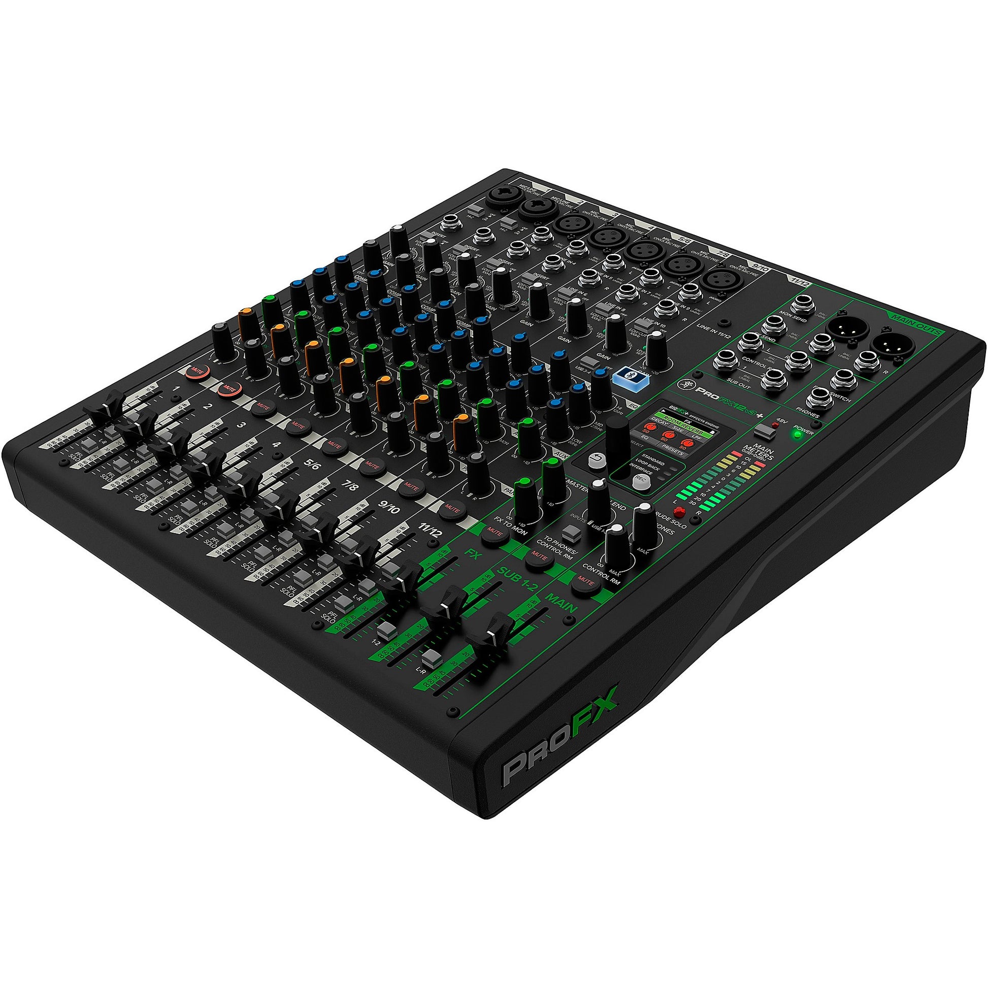 Mackie ProFX12v3+ 12-channel analog mixer with USB-C, effects and Bluetooth