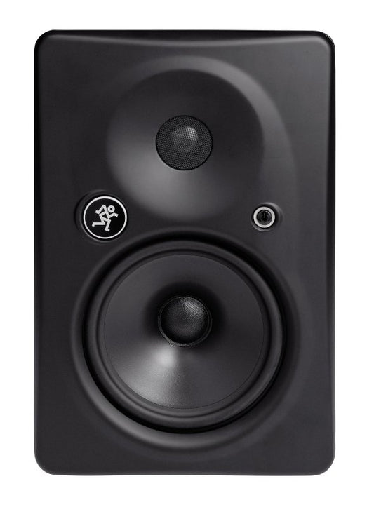 Mackie HR624MK2 6-inch active studio monitor with black cabinet, waveguide tweeter, and woofer