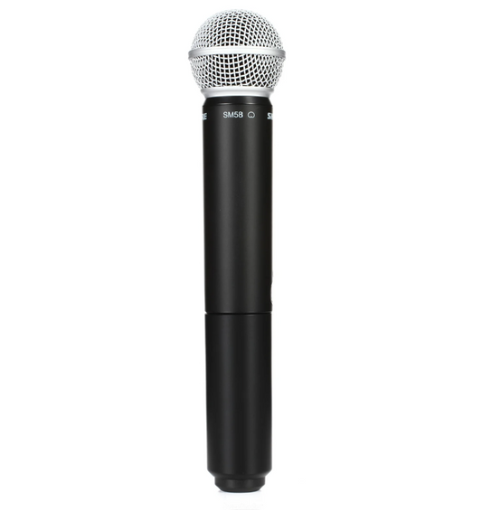 Shure BLX2/SM58 H11 wireless handheld microphone transmitter front view