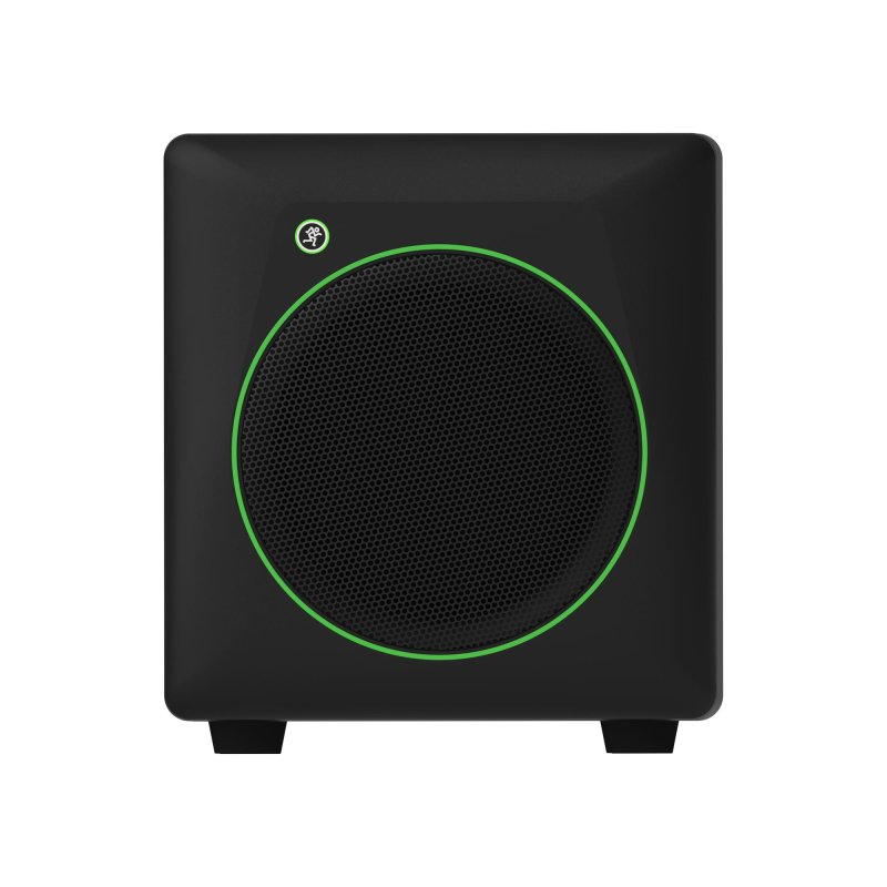Mackie CR8SBT powered studio subwoofer, rear controls and connection view