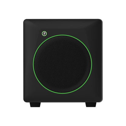 Mackie CR8SBT powered studio subwoofer, rear controls and connection view