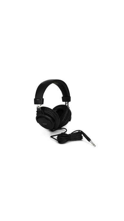 Studio monitoring headphones included in Volt recording bundle.