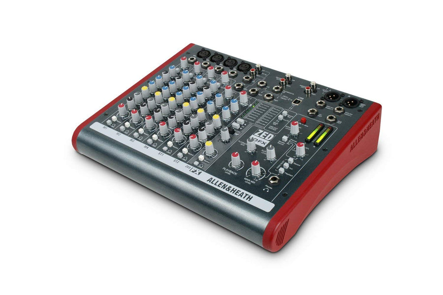 Allen & Heath ZED-10FX Compact Analog Mixer with USB Interface & FX