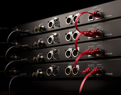 Universal Audio Apollo x16D in a professional Dante audio system