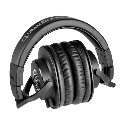 Side view of Audio-Technica ATH-M40x professional studio headphones