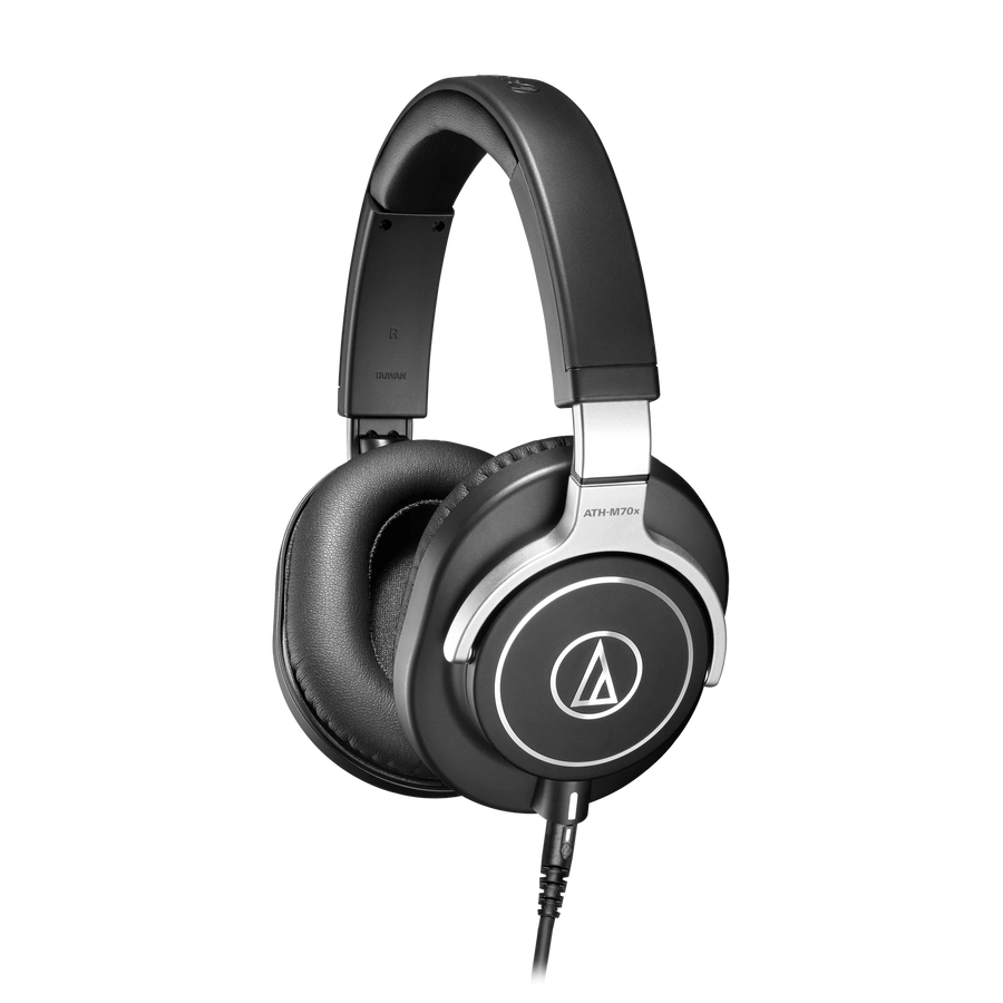 Audio-Technica ATH-M70x professional closed-back monitor headphones in black