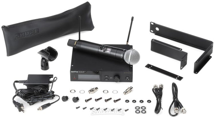 Shure SLXD24 Plus SM58 G57 digital wireless system with receiver and handheld microphone
