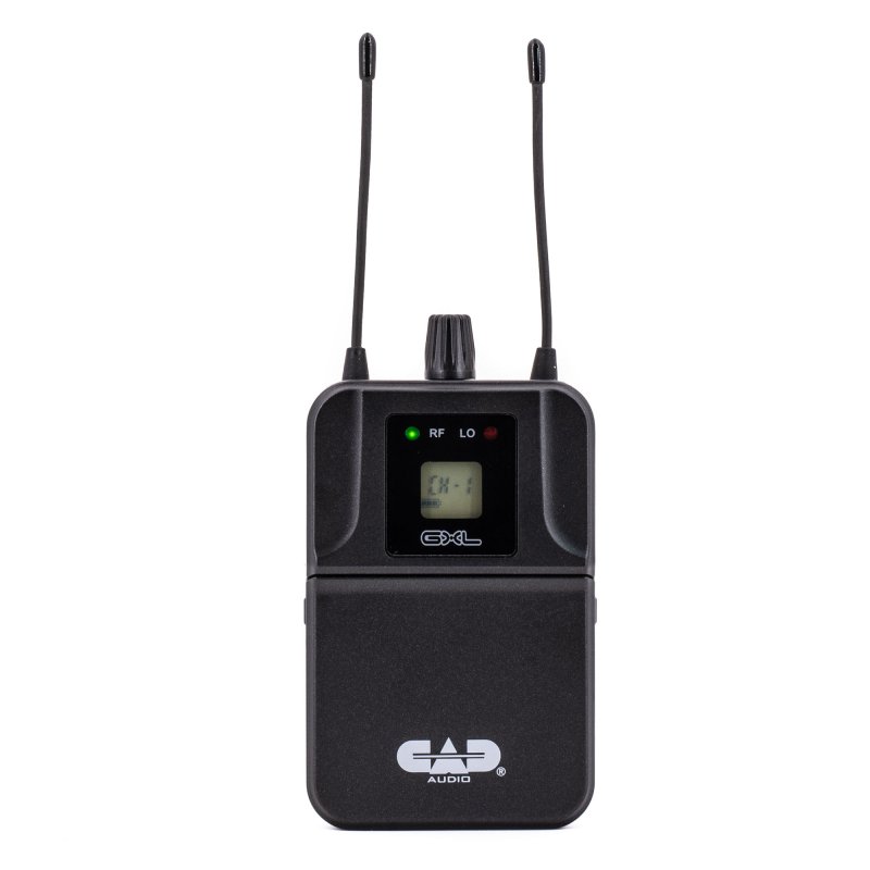 CAD Audio GXLIEM wireless in-ear monitor bodypack receiver with antenna and LCD display