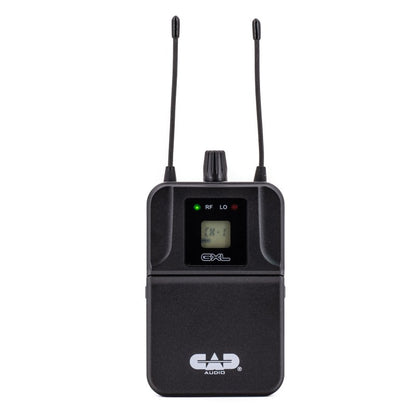 CAD Audio GXLIEM wireless in-ear monitor bodypack receiver with antenna and LCD display