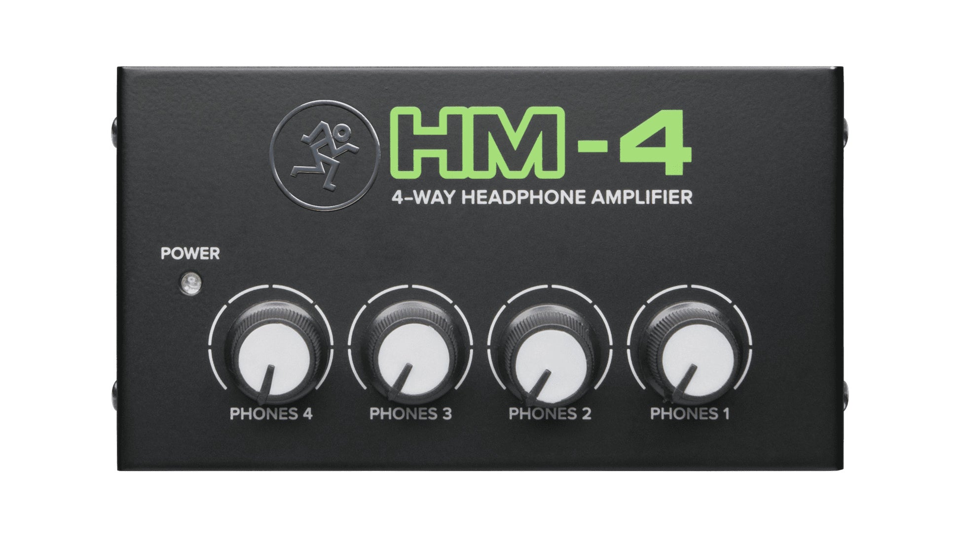 4-way headphone amplifier with 'K&R' branding on a white background