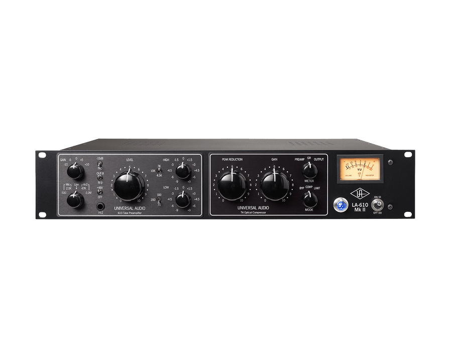 Universal Audio LA-610 MkII Classic Tube Recording Channel front product view