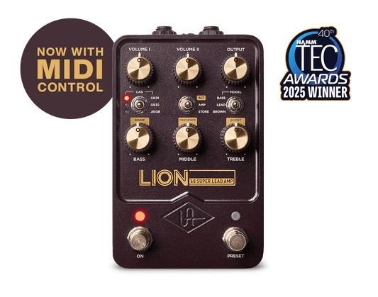 Universal Audio UAFX Lion '68 Super Lead Amp guitar pedal