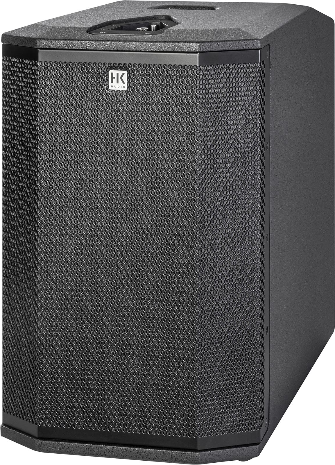 HK Audio POLAR 10 MK2 black column PA system with subwoofer and column array