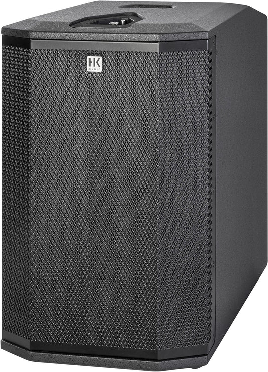 HK Audio POLAR 10 MK2 black column PA system with subwoofer and column array
