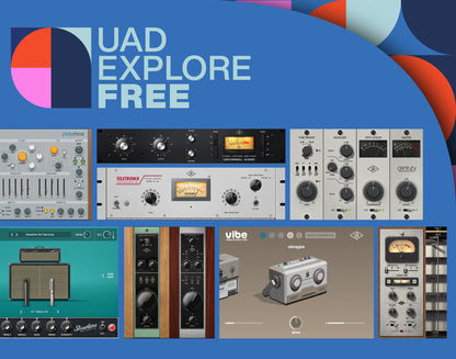 Included UAD software collection for the Universal Audio Volt 876