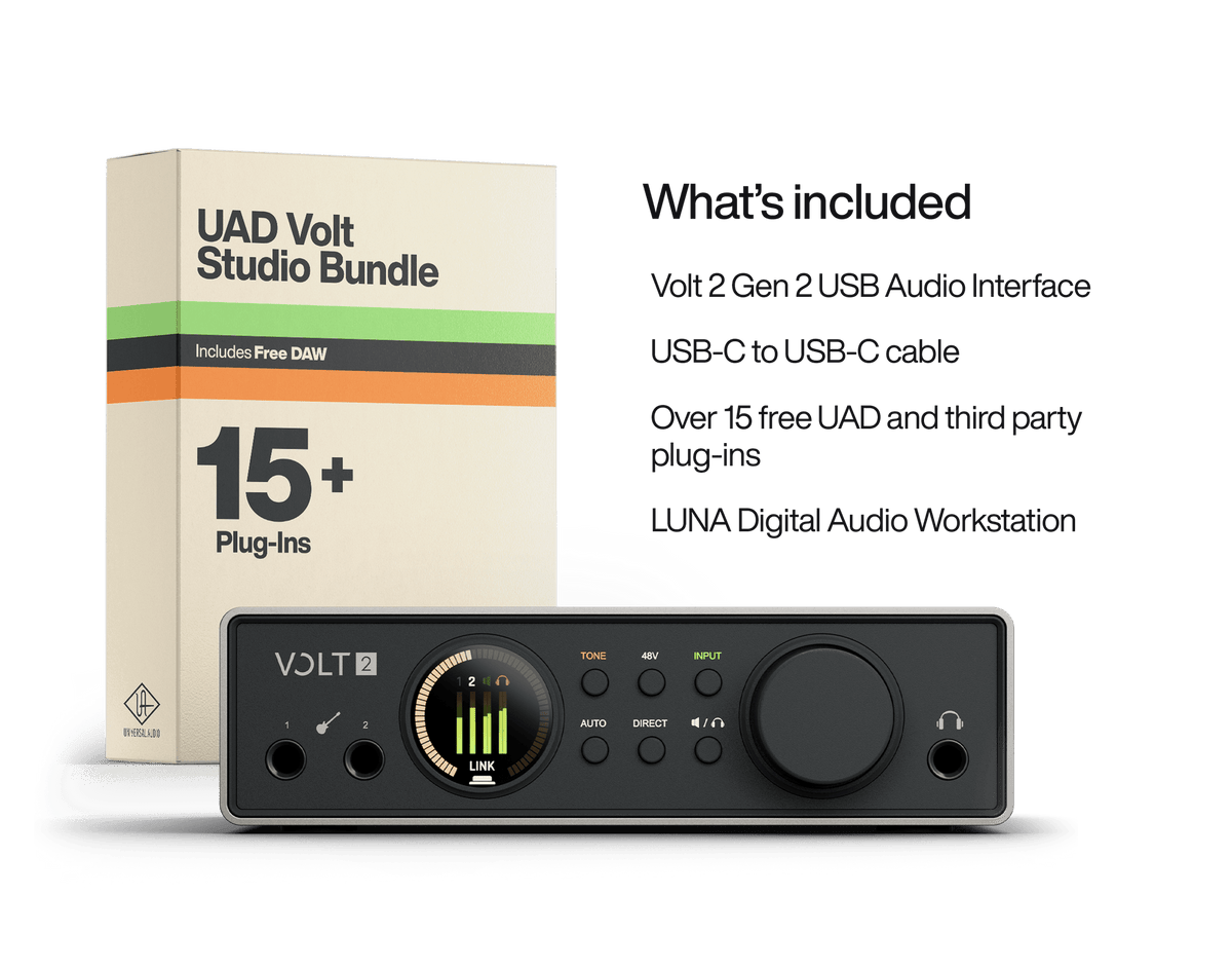 Universal Audio Volt 2 Gen 2 USB audio interface - alternate product view