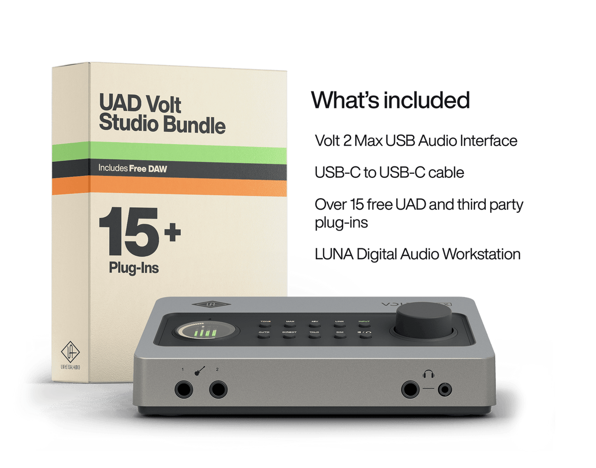 Universal Audio Volt 2 Max USB audio interface - alternate product view