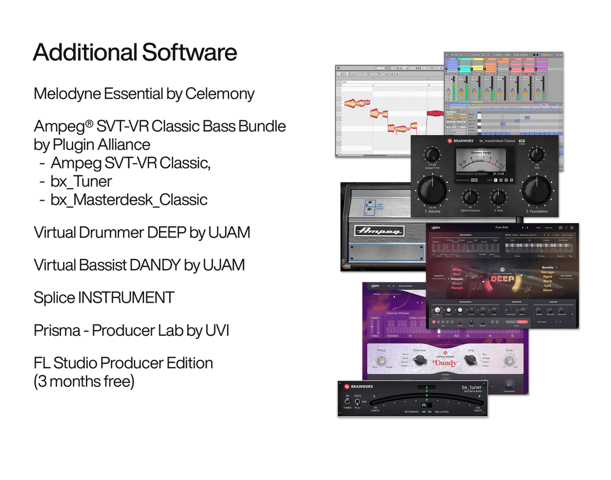 Universal Audio Volt 2 Gen 2 USB audio interface - additional music production software bundle