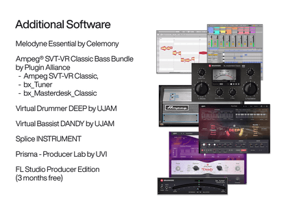 Universal Audio Volt 2 Max USB audio interface - additional music production software bundle