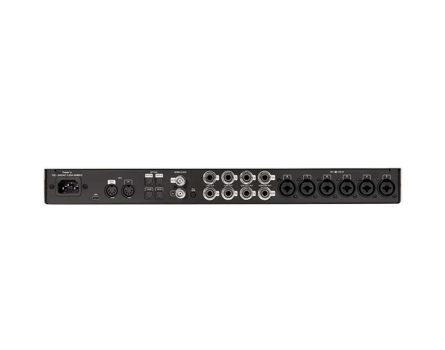 Universal Audio Volt 876 front panel with eight preamps and 76 compressors